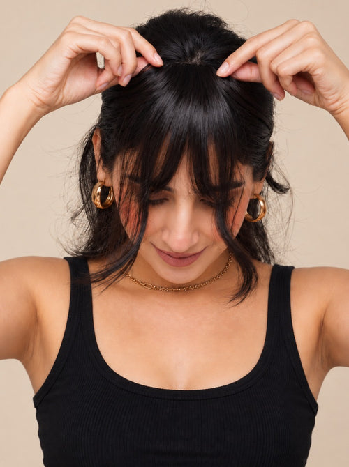 Clip-In Front Bangs